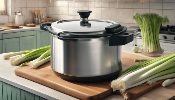 Cuisson parfaite des poireaux à la cocotte-minute en un temps record